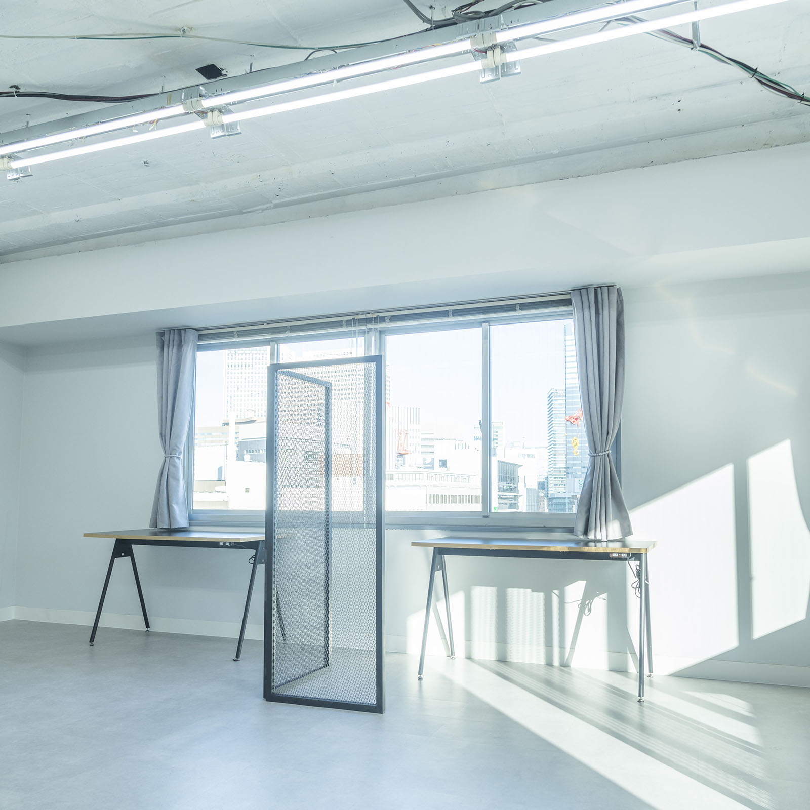 Desk space wide
