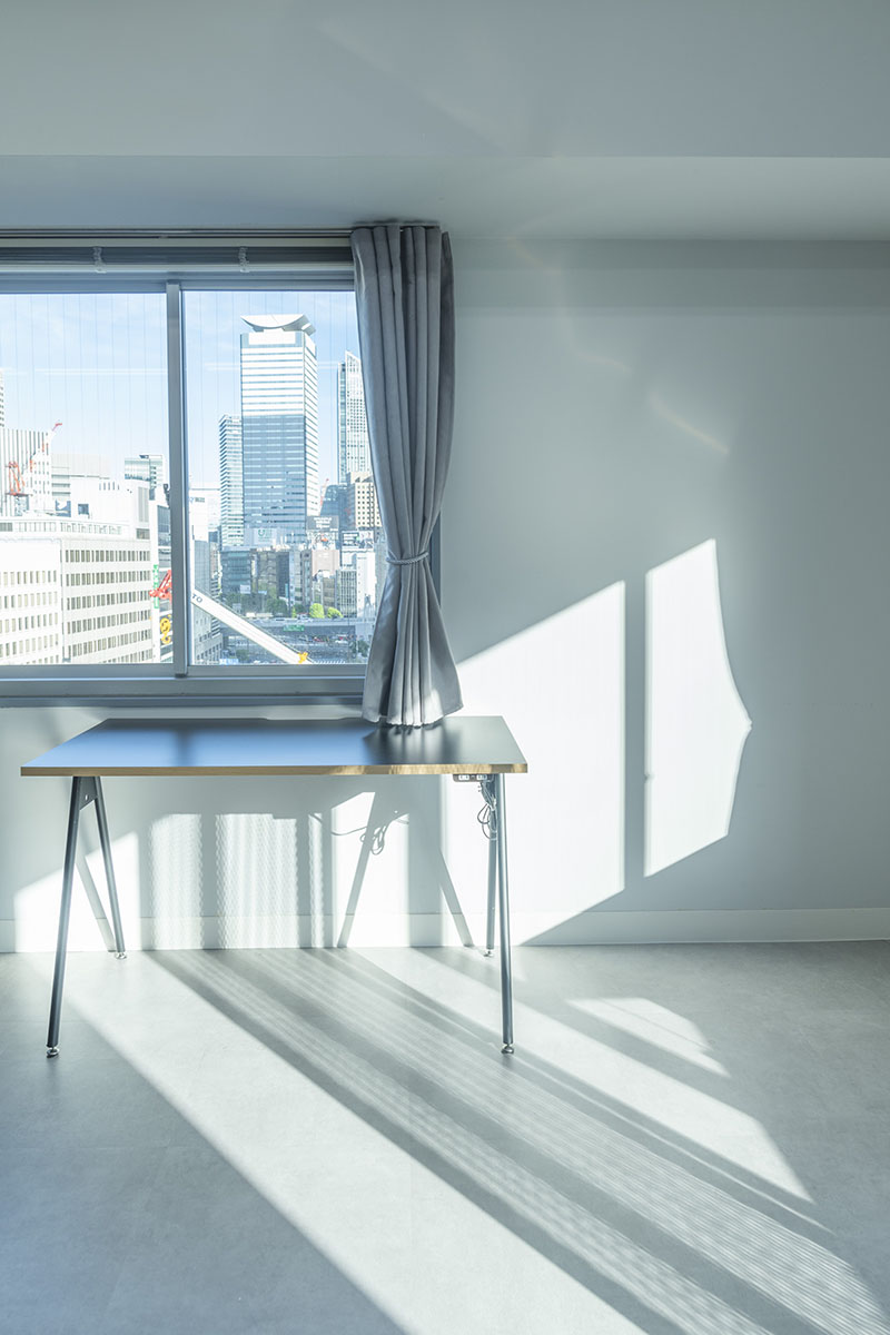 Desk by window